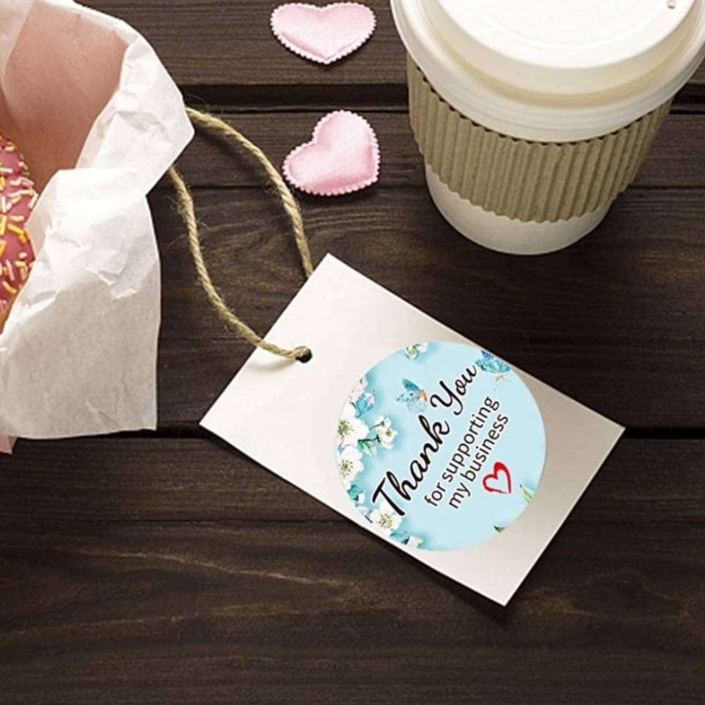 200 ct  1" Thank You Stickers Roll for Supporting My